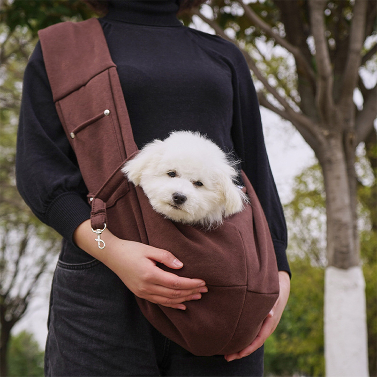 Portable cross-body pets carry bag dog bag  folding large capacity cat carry bag