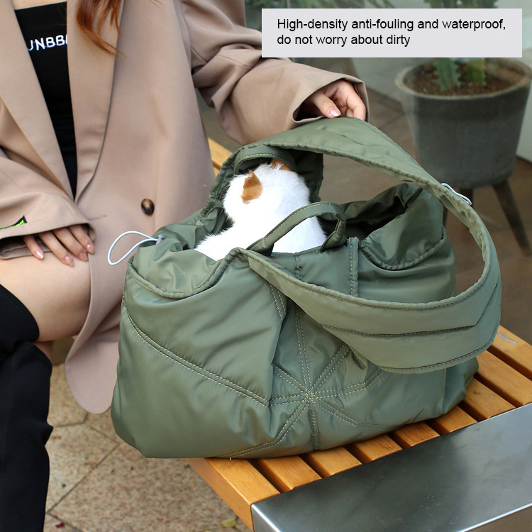 Custom cat bag outdoor portable large capacity pet carry bag 