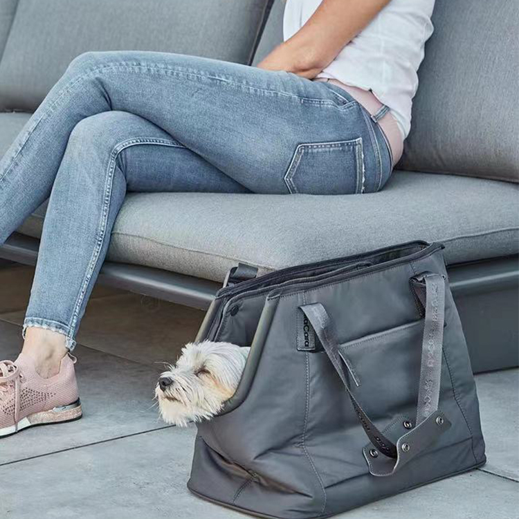 Portable dog handbag for traveling