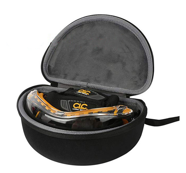Custom EVA Case for Ski Goggles and Sunglasses - Hard Shell, Zipper Closure, Shockproof